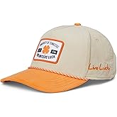 Black Clover Standard Tennessee Legacy Adjustable Snapback Hat, Natural/Orange/Corduory with Rope HD Patch