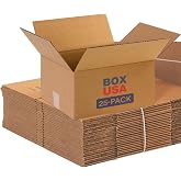 BOX USA Shipping Boxes 12"L x 10"W x 6"H, 25-Pack Small Corrugated Cardboard Box for Shipping, Packaging, Moving, Storage Box for Home or Business, Strong Wholesale Bulk Boxes