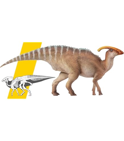 Amazon.com: FloZ PNSO Parasaurolophus Wyatt Dinosaur Model