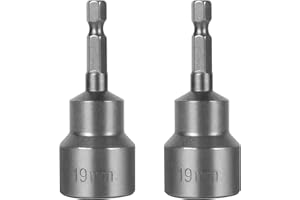 CQSPMOTO Leveling Scissor rv-Jacks Socket Drill Adapter with 1/4 Quick Connect Hex Shank Tools, Works with All 3/4 or 19mm He