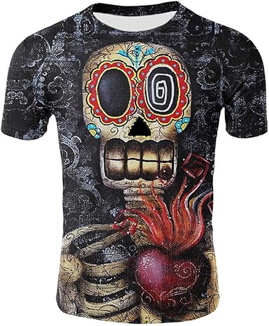 maglietta con teschio ragazza