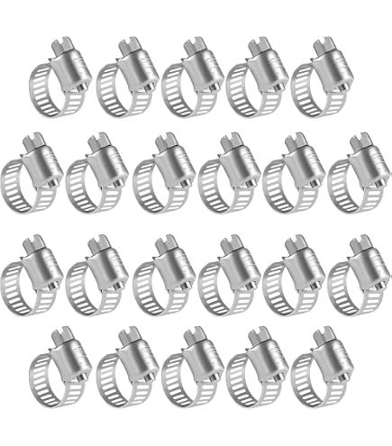 WINL Colliers De Serrage En Acier Inoxydable – Lot De 16