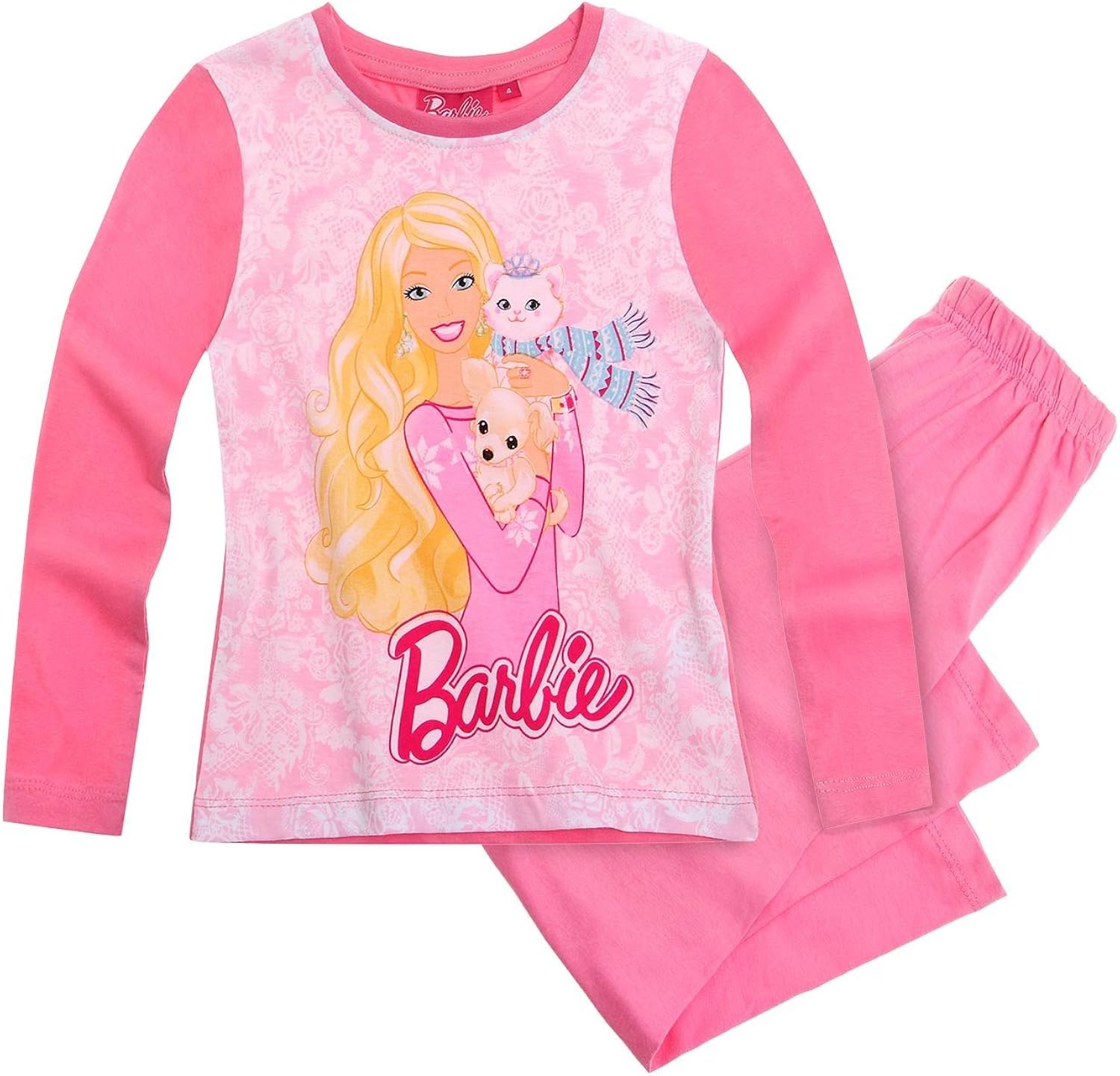 Barbie Girls Pyjama fuchsia 6 yrs Amazon.co.uk Clothing