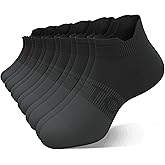 easetoe 6 Pairs Ankle Compression Socks Men Women 15-20 mmHg Low Cut Athletic Running Arch Support for Travel Nurses Flight