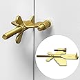 Golden Portable Door Lock Home Security Door Locker Travel Lockdown Locks for Additional Safety and Privacy Perfect for Traveling Hotel Home Apartment College