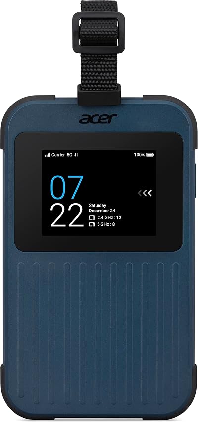 Acer Connect Enduro M3 5G Mobile Hotspot Wi-Fi 6 USB-C Touchscreen MIL-STD-810H
