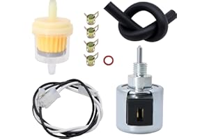 OXCANO 21188-7002 Carburetor Fuel Solenoid with Fuel Fiter Compatible with Kawasaki Engine FR651V FR691V FS730V FH430V FH541V FH580 FH381V 480V 541V 580V FR/FS/FX 481V Cub Cadet Mower KM-21188-7002