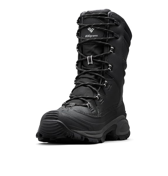 COLUMBIA MENS BUGABOO III XTM WATERPROOF INSULATED SNOW BOOT, BLACK/COLUMBIA GREY, 13