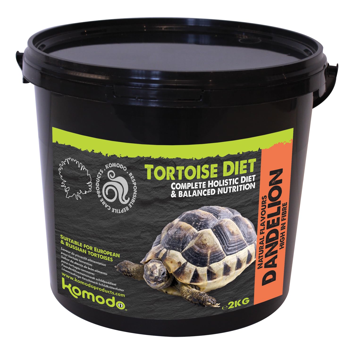 Komodo Tortoise Diet Fruit & Flower 2kg, Pack of