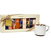 Thoughtfully Gourmet, Hot Chocolate Collection Gift Set, Flavors Include Salted Caramel, Double Chocolate, Peppermint, French