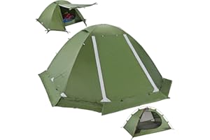 Clostnature Libra Lightweight Backpacking Tent - 1/2 Person 4 Season Ultralight Waterproof Camping Tent, Large Size Easy Setup Tent for Winter, Cold Weather, Family, Outdoor, Hiking and Mountaineering