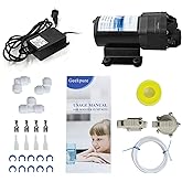 Geekpure Booster Pump Kit with Transformer + High and Low Pressure Switches for Reverse Osmosis RO System