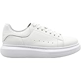 SOLL Queen II Men's Casual Sneakers | Genuine Leather Perforated Oversizded Thick Sole Shoes
