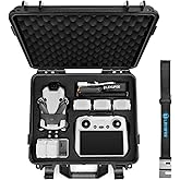 Lekufee Waterproof Hard Carrying Case Compatible with DJI Mini 4 Pro Drone/DJI Mini 4/Mini 3 Pro/Mini 3 Drone and DJI RC 2/DJ