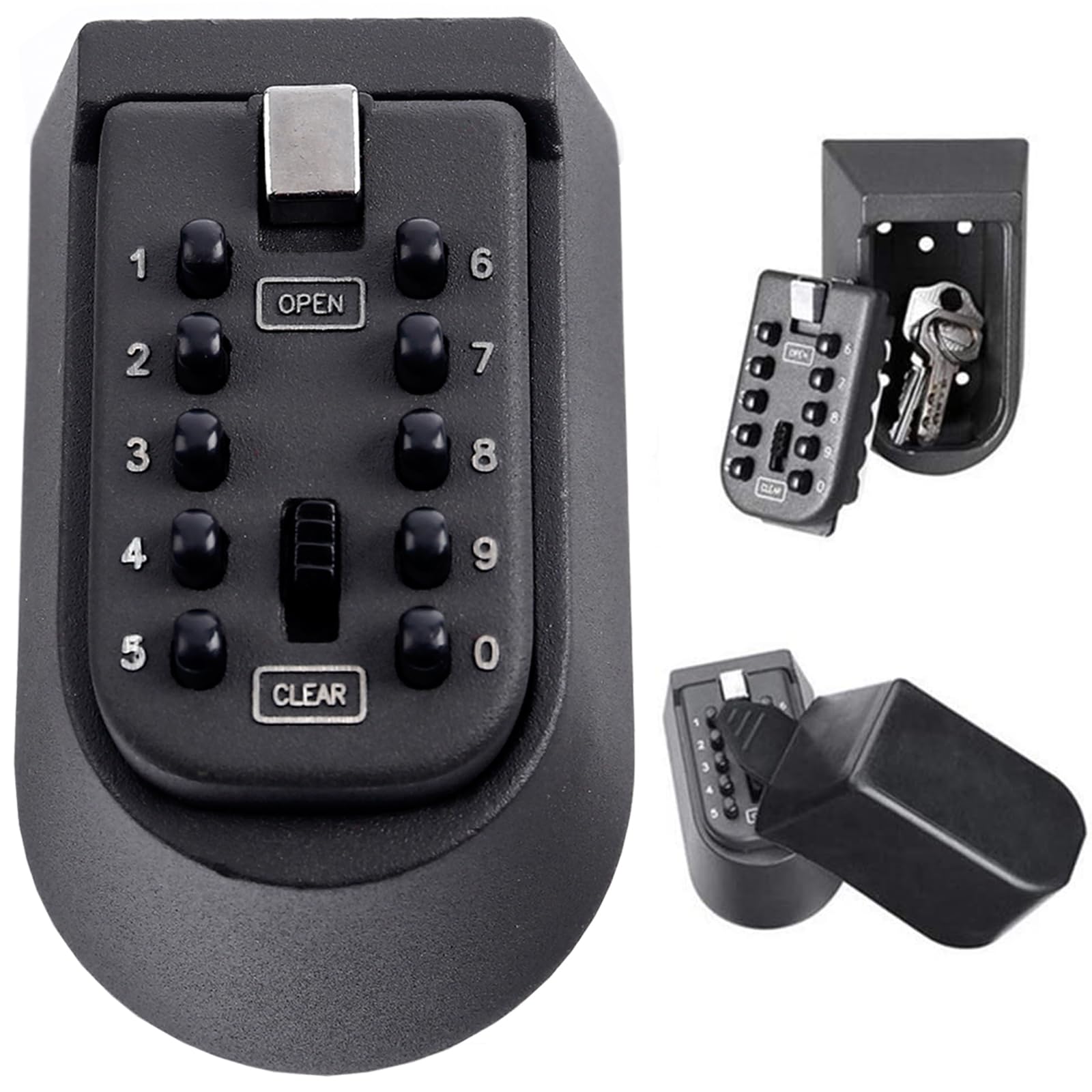Nestling® Outdoor/Indoor Wall Mount Safe Cabinet Key Security Box Storage Lock Box Combination Digital Small Lock Keysafe
