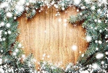 Sfondi Fotografici Natalizi.Yongfoto 3x2m Vinile Fondali Fotografici Natale Abete Di Natale Sulla Tavola Di Legno Sfondi Foto Partito Studio Fotografico Puntelli Amazon It Elettronica