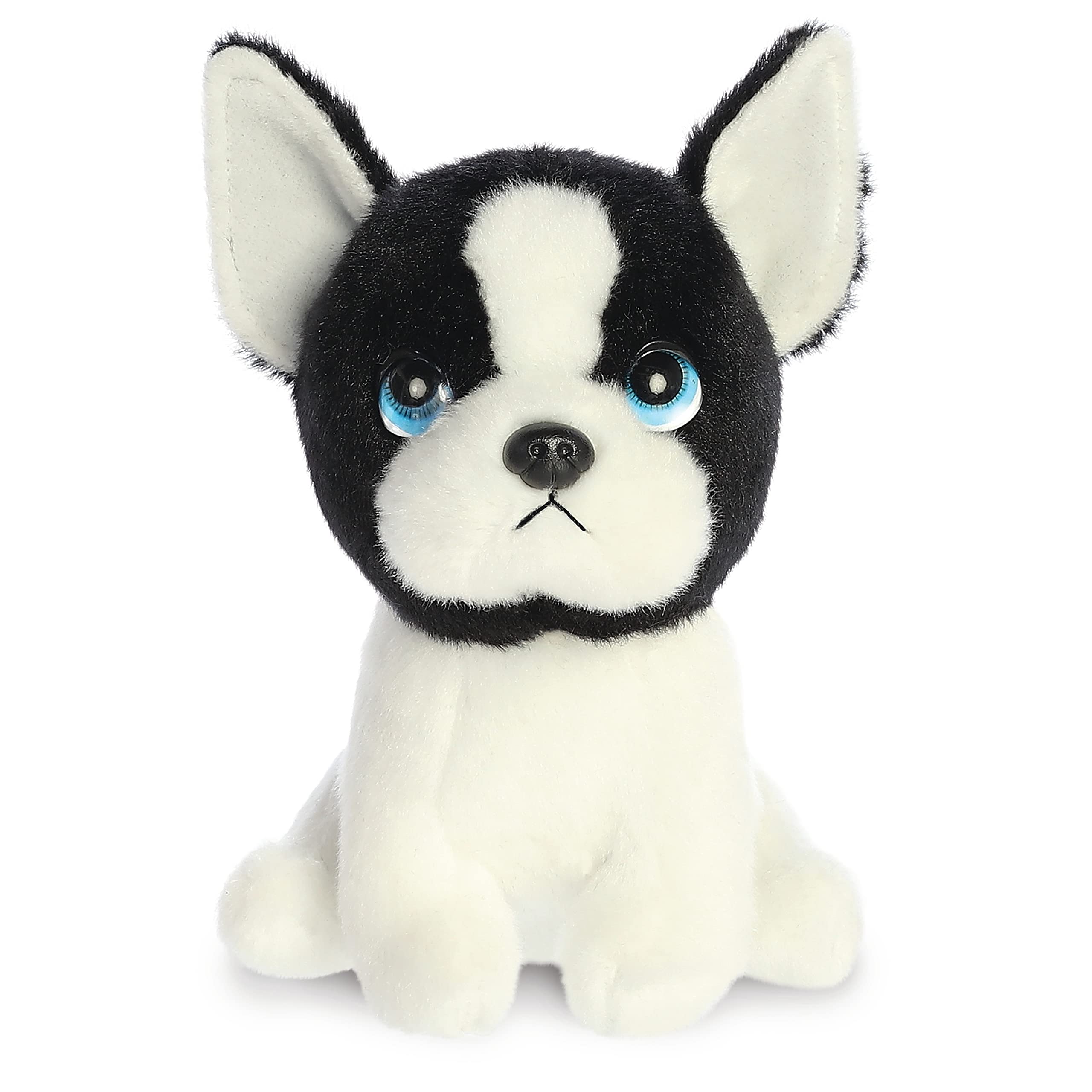 Aurora, 33749, Petites Harvard Boston Terrier Dog, 7In, Soft Toy, Black & White