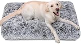 Jaspuriea Large Dog Bed 105x70x10cm Washable Calming Plush Anti-Slip Base