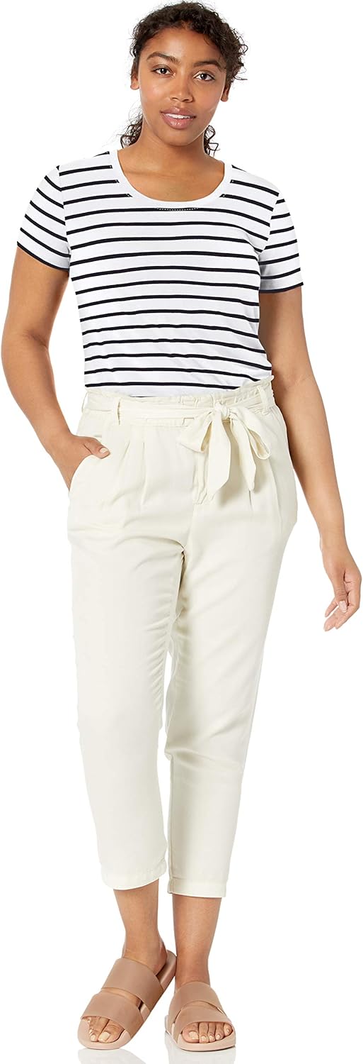  Brand - Daily Ritual Women's Jersey Short-Sleeve Scoop Neck Swing T-Shirt: Clothing