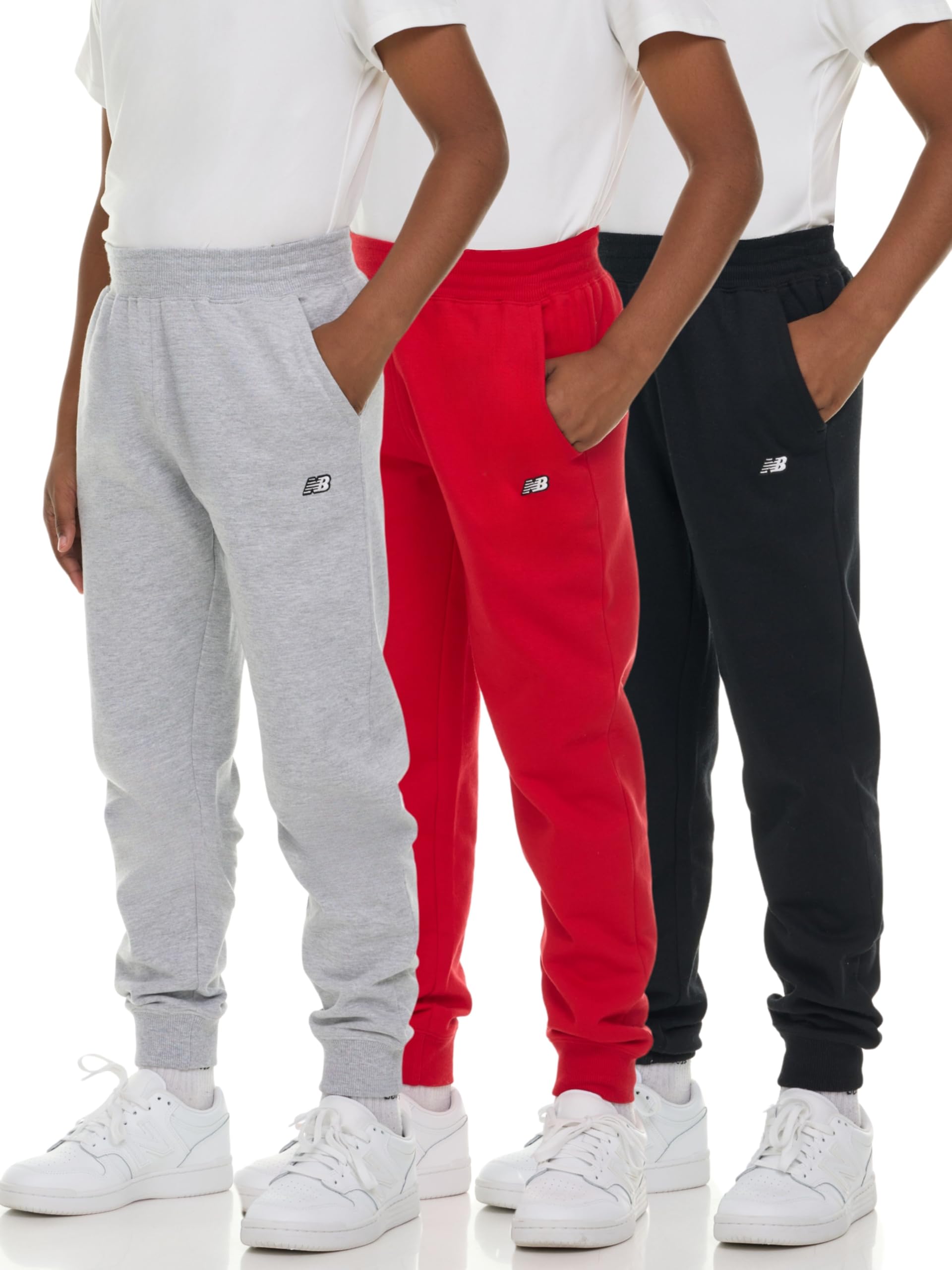 New Balance Boys Fleece Jogger 3 Pack – Kids Soft