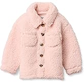 Amazon Essentials x Sofia Grainge Toddler and Baby Boys' Sherpa Overshirt Jacket