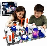 STEM Science Kit for Kids, Electronics Circuit Exploration Toy, 66 PCS | 1200+ Projects, Voice Control, Space Theme Experiments, Boys &amp; Girls Gifts Ages 6+