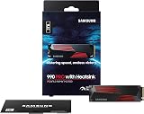 Samsung 990 PRO 2TB SSD Heatsink PCIe 4.0 NVMe M.2 Internal Solid State Drive view 3