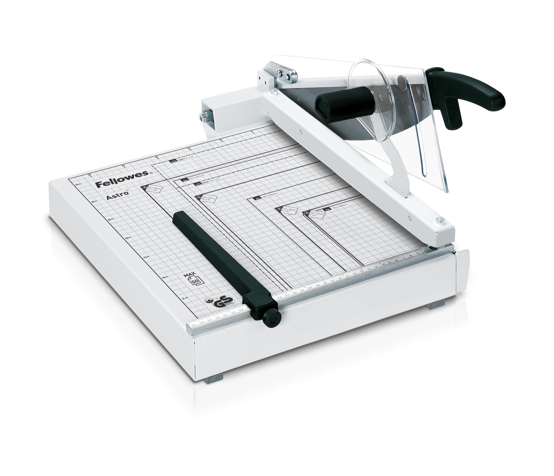 Fellowes Astro A4 Guillotine – Drawing Max. Cutting Capacity: 50 Sheets – Grey