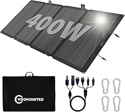 Voominhtec 400W 42V ETFE Portable Solar Panel, IP68
