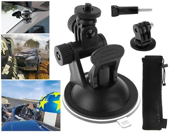 Phot-R Suction Cup Car Stand with Quick Release Mount for GoPro Hero 1 2 3 3+ 4