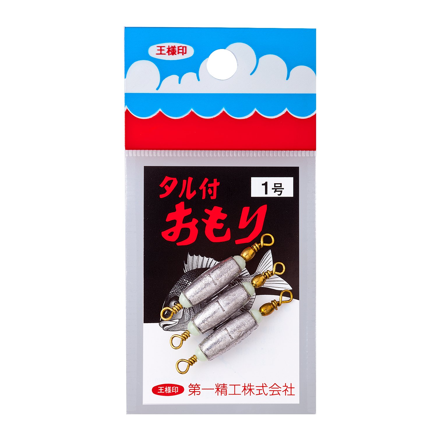 第一精工 釣り用オモリ タル付 1号の商品画像