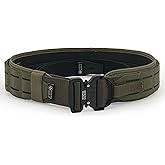 Invictus Templar Armiger Modular Tactical Belt - 3-Part 1000D Nylon, Quick-Release Heavy Duty Tactical MOLLE Belt