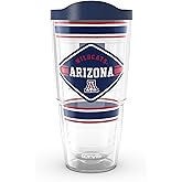 Tervis Arizona Wildcats - First String Made in USA Double Walled Insulated Tumbler Travel Cup Keeps Drinks Cold & Hot, 24oz, Classic