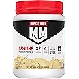 Muscle Milk Genuine Protein Powder, Banana Crème, 1.93 Pounds, 12 Servings, 32g Protein, 4g Sugar, Calcium, Vitamins A, C & D, NSF Certified for Sport, Energizing Snack, Packaging May Vary