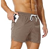 AIMPACT Mens Mesh Athletic Shorts Gym Athletic Workout Shorts for Men 5 Inch Running Shorts with Pocket