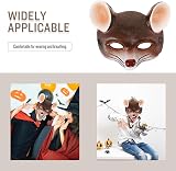Gatuida Halloween Rat Mask Carnival 3D Mouse Animal Face Cover Cosplay Party view 8
