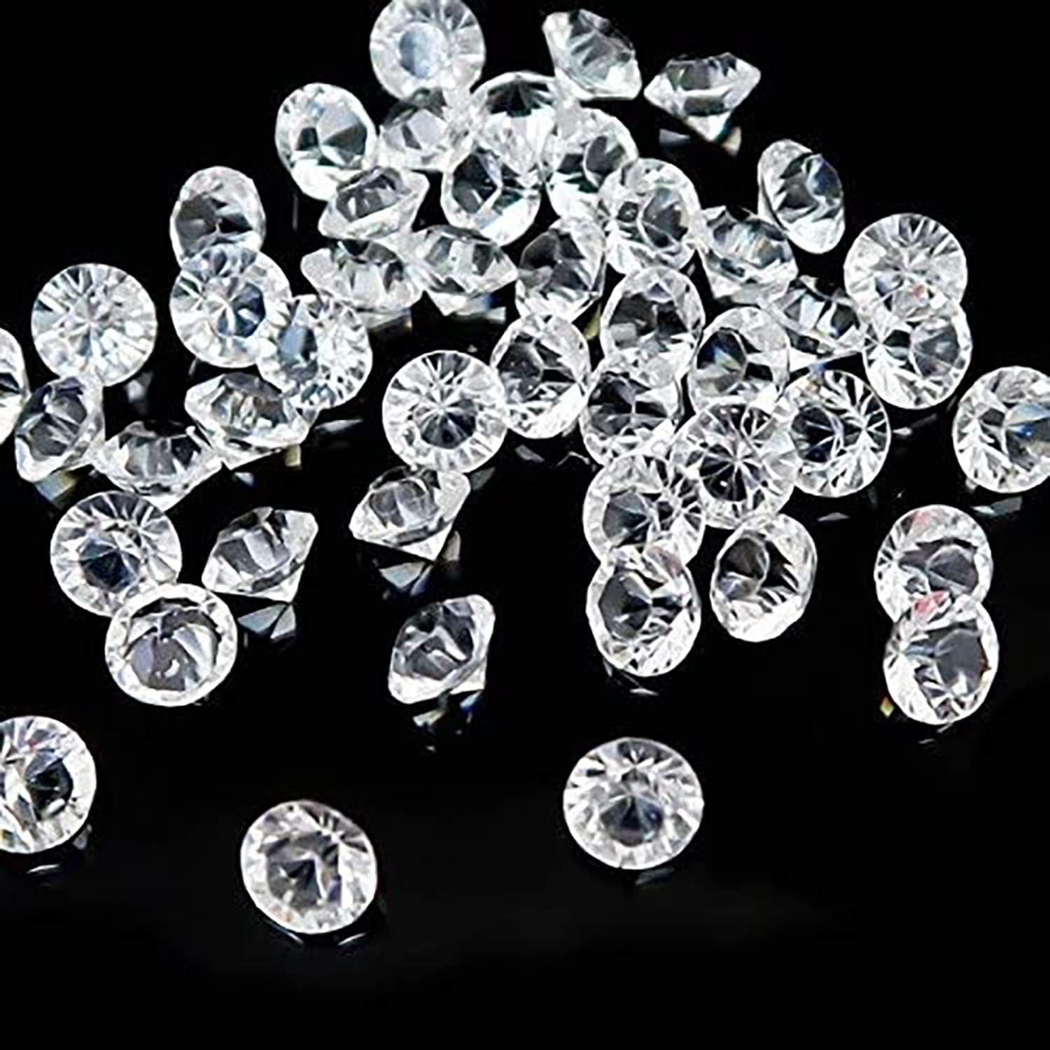 TOAOB 5000 Pieces Clear Table Scatter Crystals Acrylic Diamonds Rhinestones 4.5mm for Table Decorations Wedding Decoration Bridal Shower Decoration - Image 3