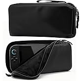 GLDRAM Soft TPU Leather Bag Ultra Slim Carrying Case, Protable Handbag Protective Travel Gaming Bag for Nintendo Switch 2 / NS/OLED/Lite Console & Accessories