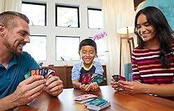 Mattel Games UNO FLIP! Family Card Game, with 112