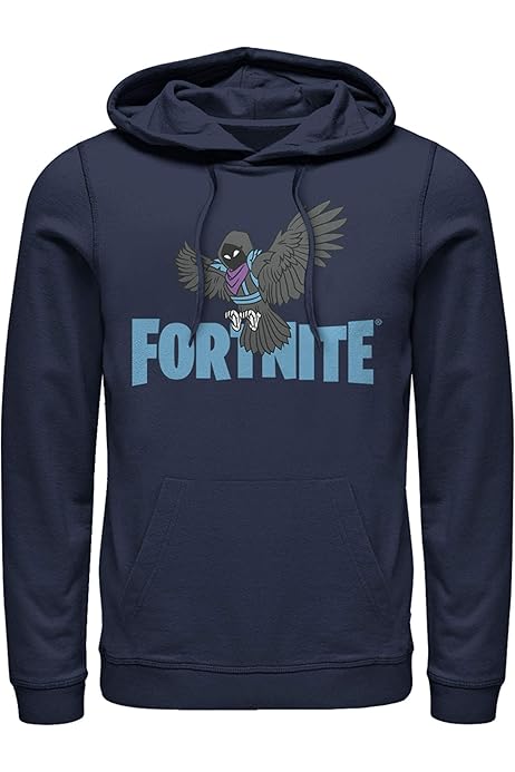 Amazon.com: Men's Fortnite Logo Character Fill Pull Over Hoodie - Navy Blue  - Small : Clothing, Shoes \u0026 Jewelry