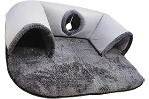 Polyester Cats Adventure Tunnel With Noise Reducing Padding Collapsing Structure Shelter House For Indoor Entertainment U Sha