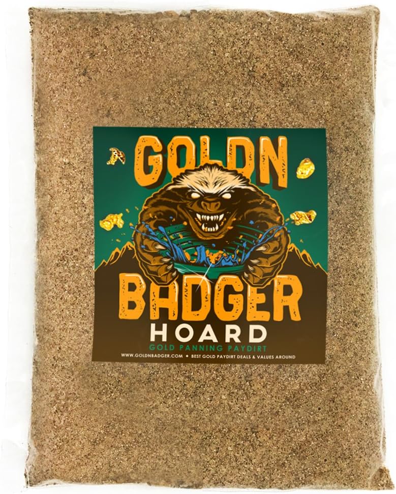 Goldn Badger Gold Paydirt 'Hoard' Panning Pay Dirt Bag – Gold Prospecting Concentrate
