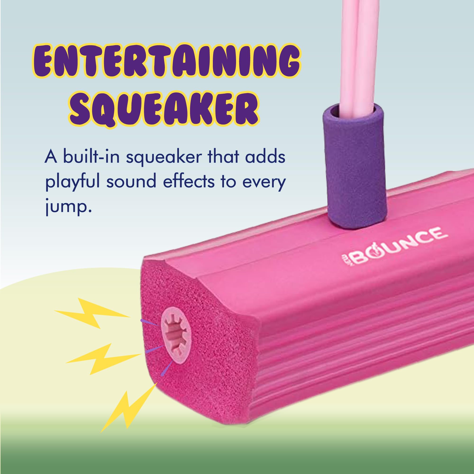 New Bounce Pogo Stick for Toddlers - Foam Jumper for Age 3,4,5,6,7,8 - Outdoor Jumping Toys - Birthday Gift for Toddler Girls and Boys