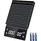 FEESPEC Coffee Scale with Timer, Digital Food Scale Weight Grams and Oz for Pour Over, Espresso, Drip Coffee, Baking, Cooking