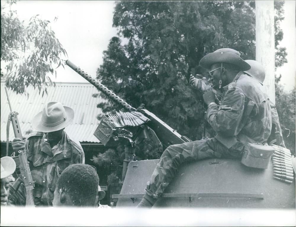 Photo Vintage de la Siège de jadotville A Pris Place dans Septembre