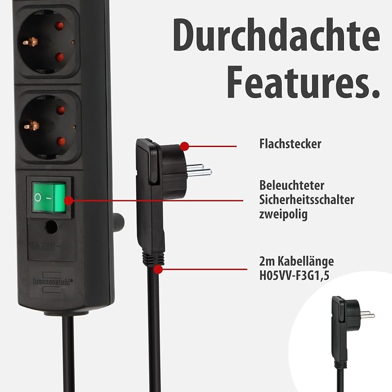 Comfort-Line Plus Steckdosenleiste 4-Fach