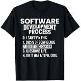 Software Development Process Python Coding and T-Shirt Design T-Shirt