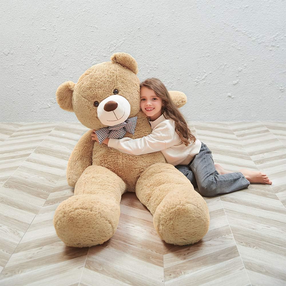 Misscindy Giant Teddy Bear Plush Stuffed Animals for Girlfriend or Kids 47 inch, (White): Toys & Games