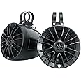 Rockville UT65B 400W 6.5" Marine Speakers, IPX6 Waterproof, Swivel Mount, True Coaxial Design, Perfect for UTV/ATV/Boat