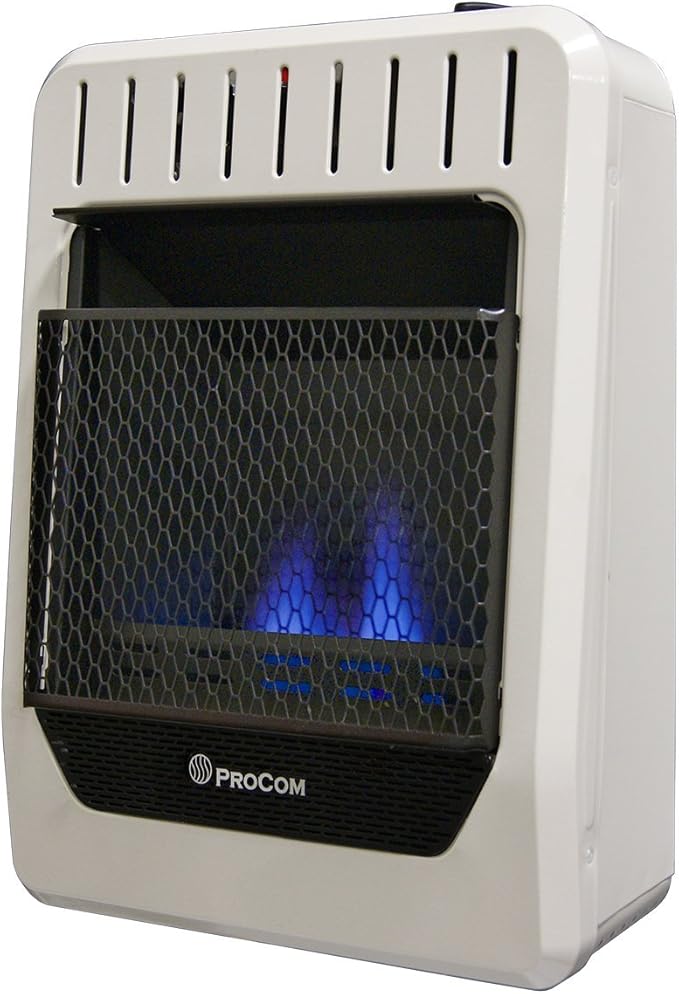 MG10HBF Ventless Dual Fuel Blue Flame Wall Heater, 10, 000 BTU